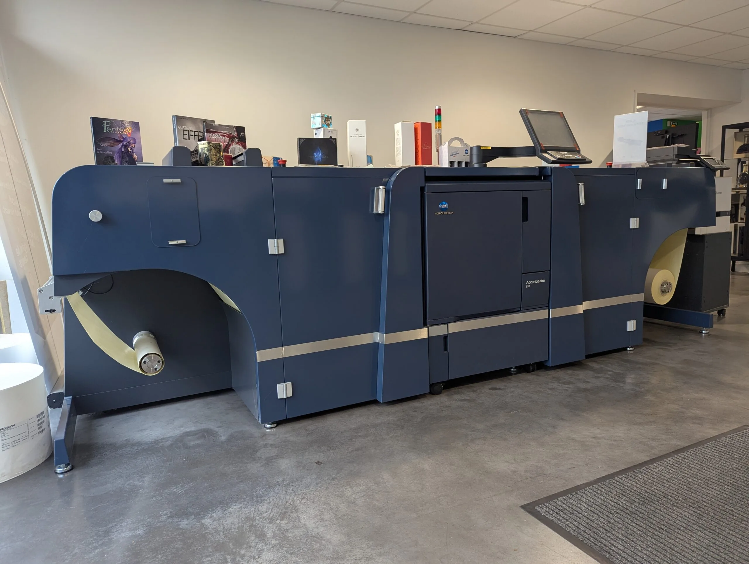 AccurioLabel230 Konica Minolta entrepôt